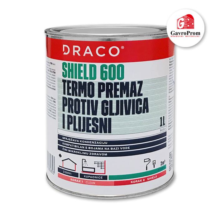 DRACO SHIELD 600 1L BIJELI (PREMAZ PROTIV KONDENZACIJE) KONDENZACIJE)