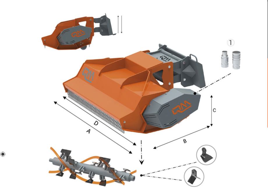 Qm Sf120, Malčer Utovarivač