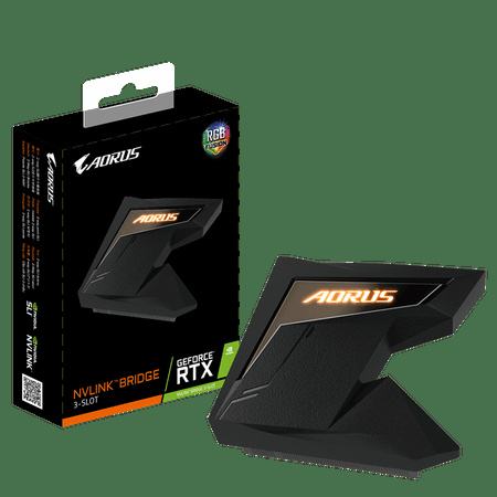 Aorus SLI NVLINK most bridge za 20 seriju 3 slota 60mm RGB