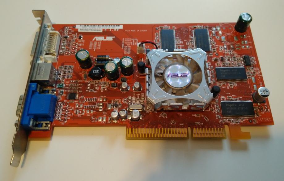 Asus Ati Radeon 9550, 128 MB, 64 Bit, AGP