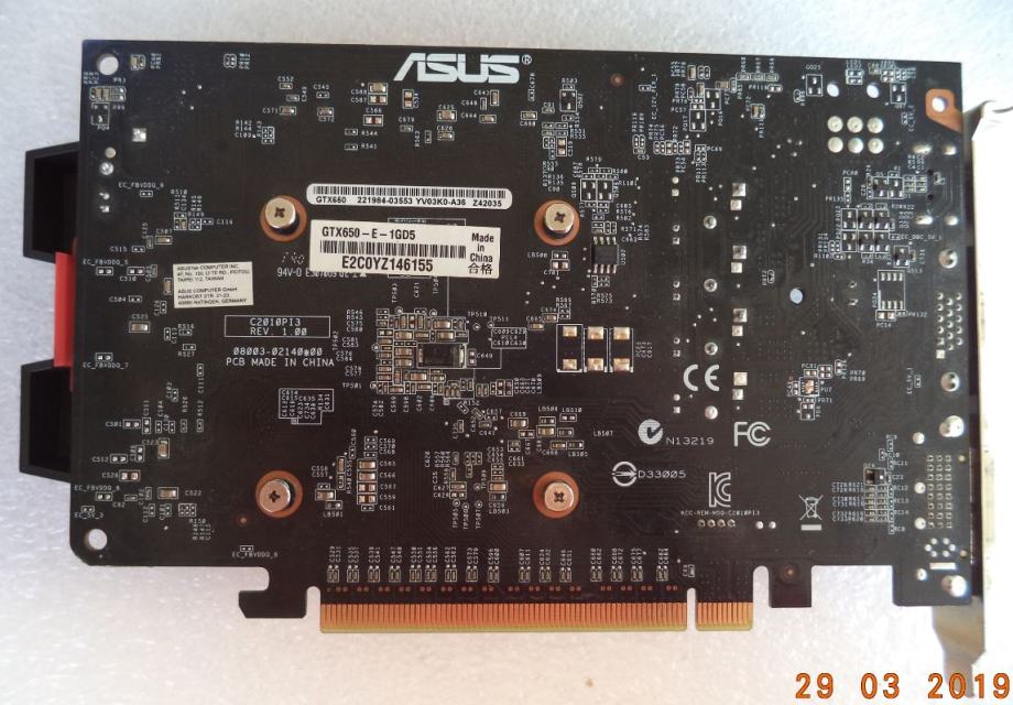 ASUS GeForce GTX 650 1024MB GDDR5 128-bit DX12 PCI-E grafička