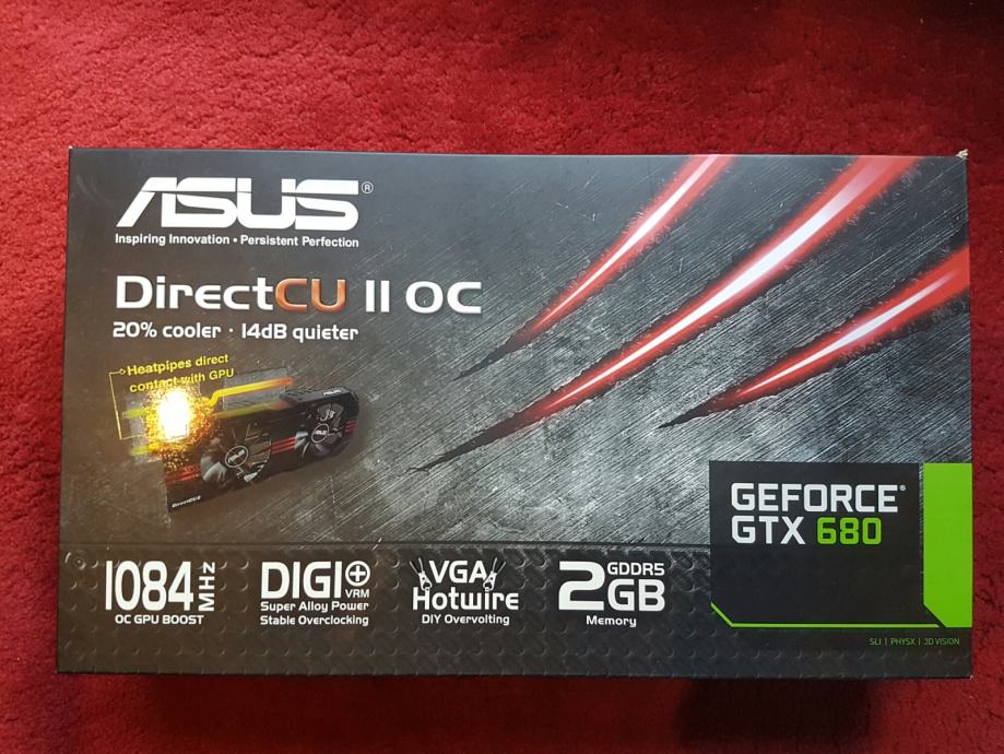 ASUS Geforce GTX 680 OC 2GB DDR5