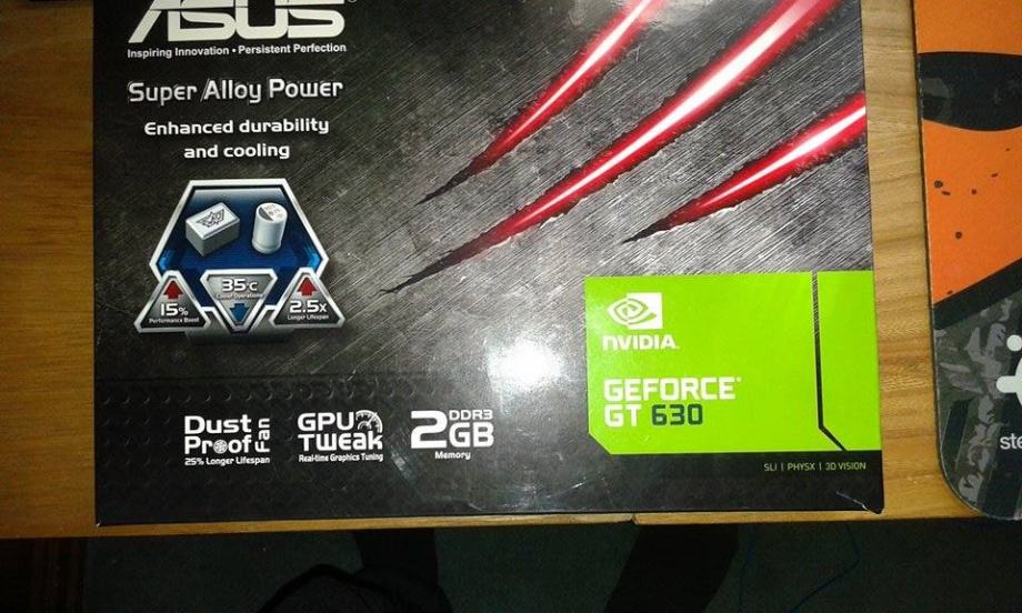 Asus Nvidia Geforce gt 630 2GB DDR3