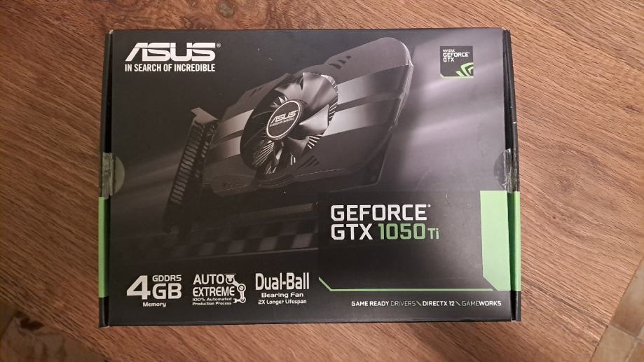 ASUS Phoenix GeForce® GTX 1050 Ti 4GB GDDR5