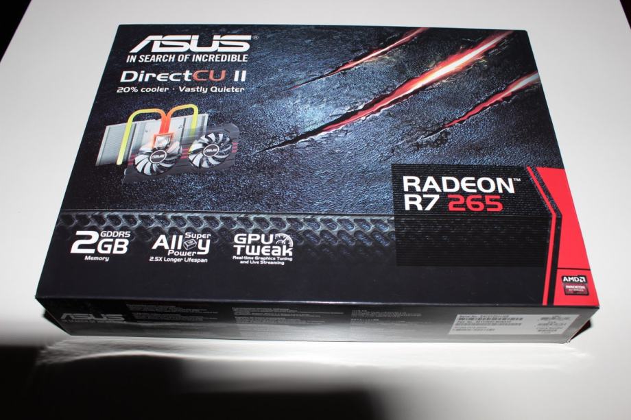 Видеокарта asus r7 265 series драйвер обновить