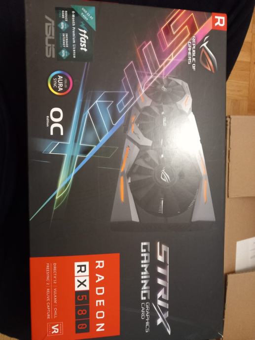 ASUS Radeon RX 580 STRIX OC, 8GB GDDR5