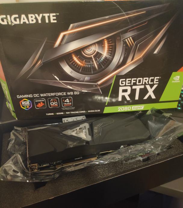 GeForce® RTX 2080 SUPER™ WATERFORCE 8GB | Garancija