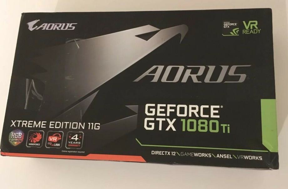 Gigabyte Aorus 1080TI Xtreme 11GB NOVO - Jamstvo AKCIJA hitno