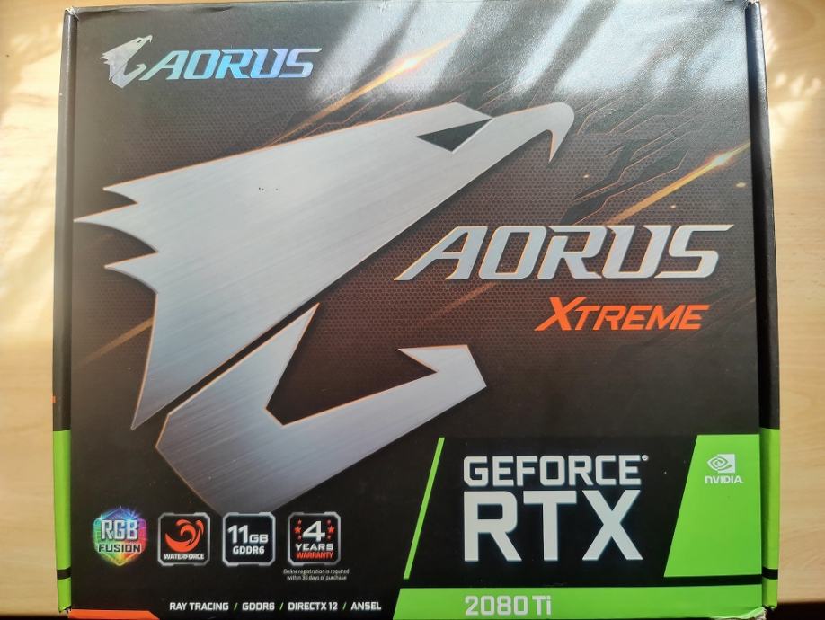 Gigabyte Aorus 2080 Ti 11GB Waterforce Xtreme