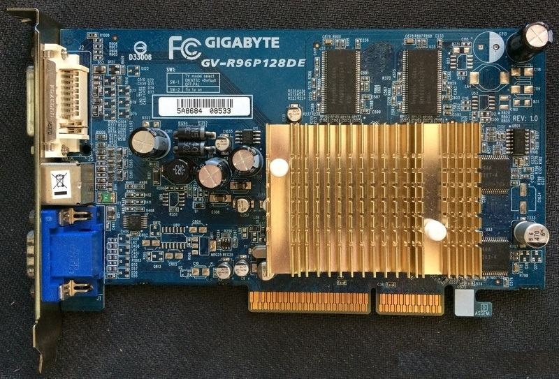 Gigabyte ATI Radeon 9600 Pro 128MB 128-bit AGP 8X grafička kartica