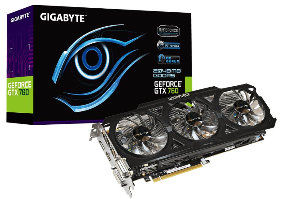 Gigabyte GTX 760 2gb Windforce OC Edition