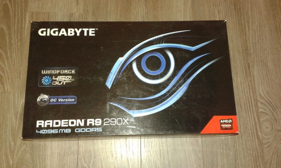 Gigabyte Radeon R9 290X OC 4GB GDDR5 WindForce, NOVO