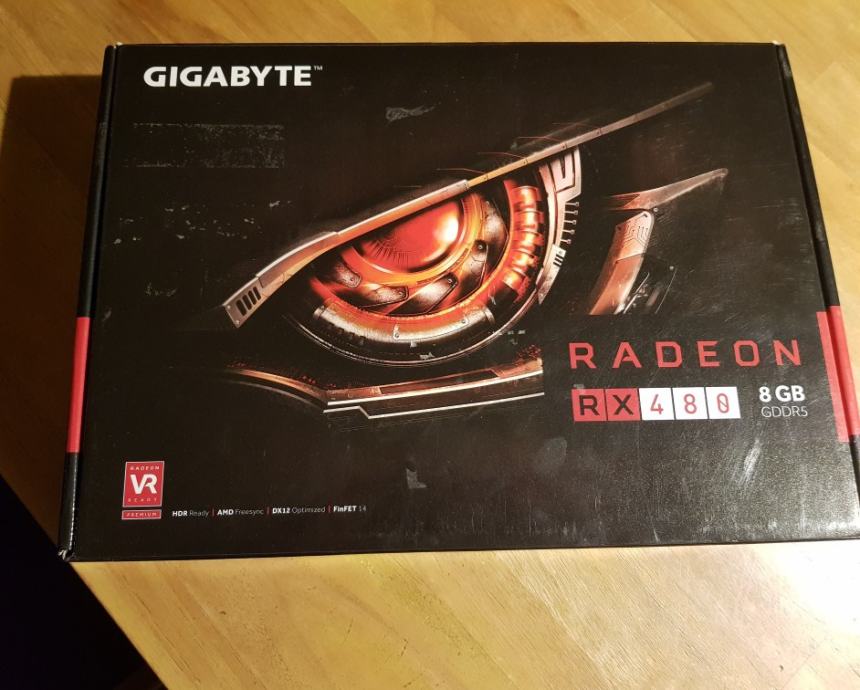 Gigabyte Radeon RX480 8Gb, reference