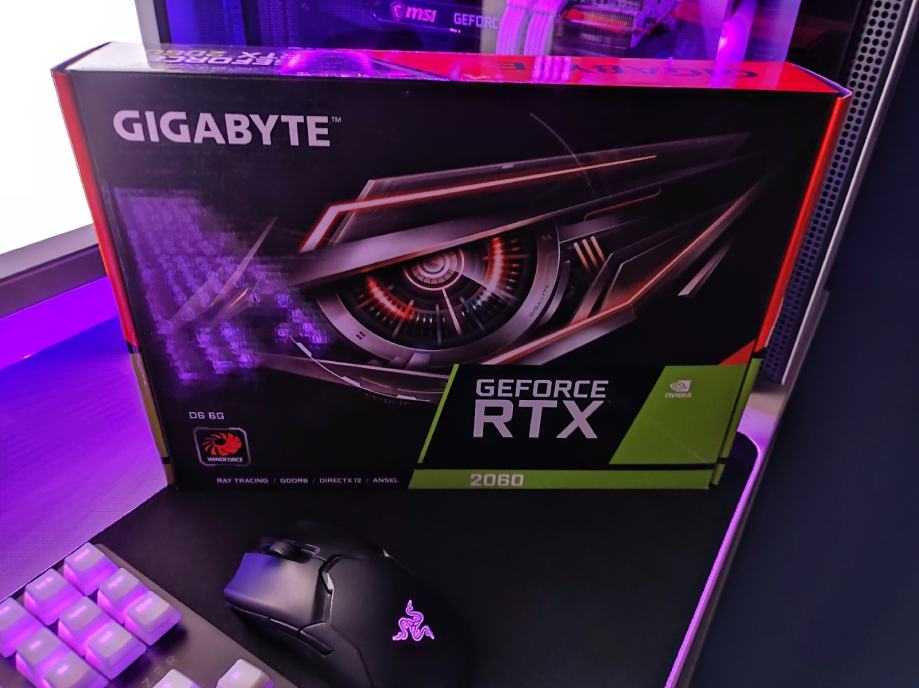 GIGABYTE RTX 2060 OC GAMING 6GB GDDR6/RT/DLSS/DUAL FAN/JAMSTVO 199€