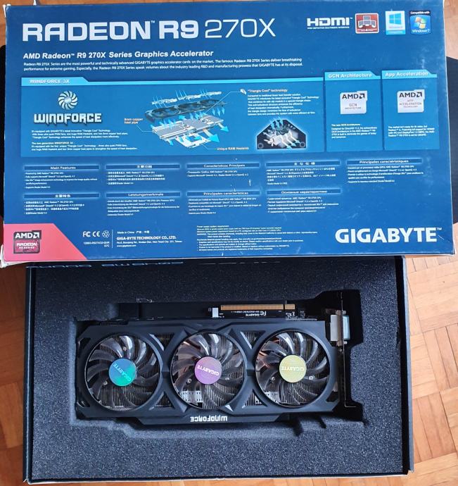 Grafička Gigabyte AMD R9 270XOC 2GB Windforce