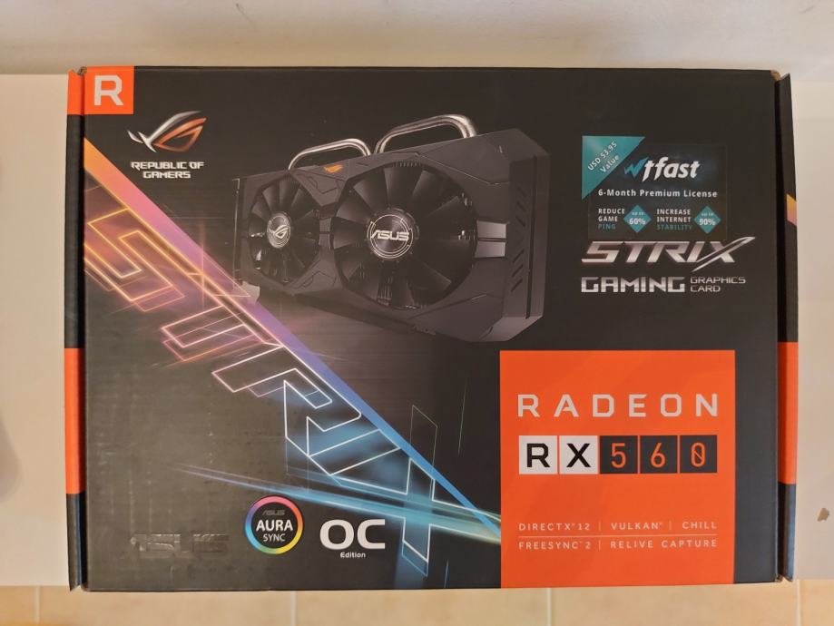 Grafička kartica ASUS Strix RX560 4GB