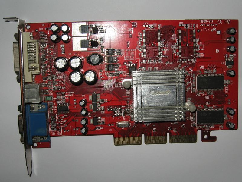 Graficka kartica ATI RADEON 9550/x1050 series, AGP8x, 128mb