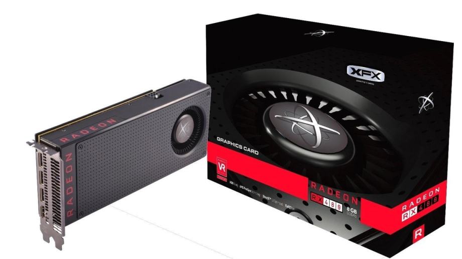 XFX RADEON RX 480 CUSTOM BACKPLATE 8 GB GDDR 5