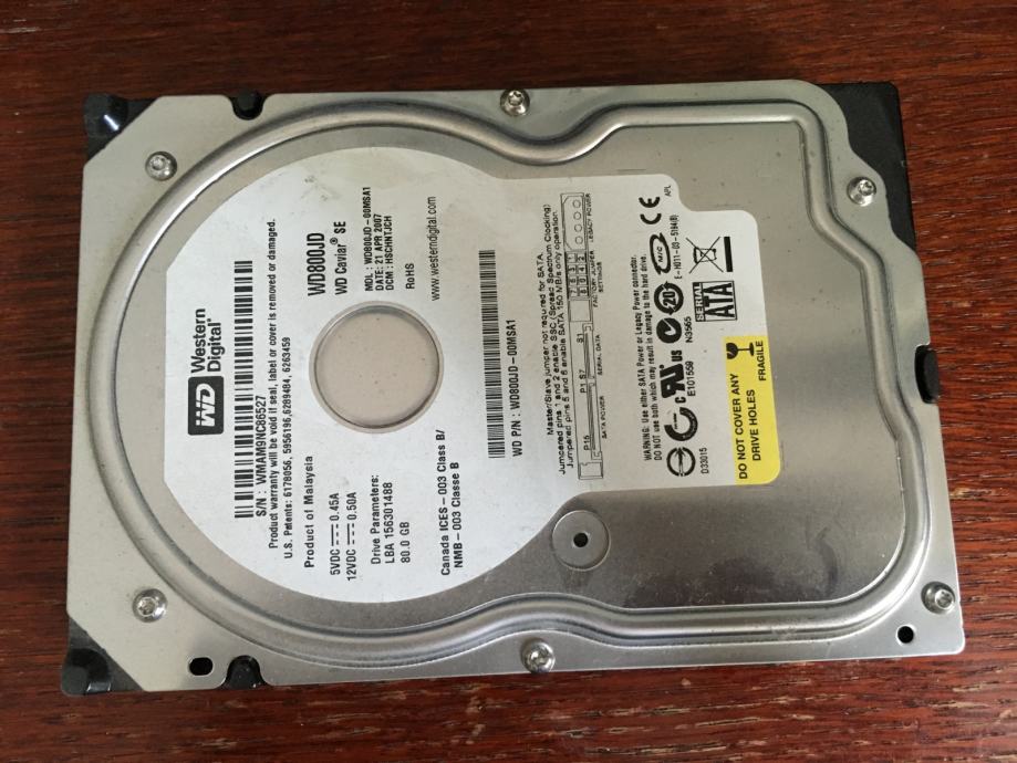 HDD 80GB SATA