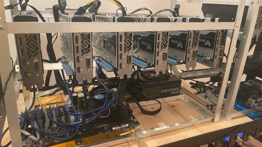 Mining rig 18x AMD RX580 8GB, BESPLATNA DOSTAVA RH