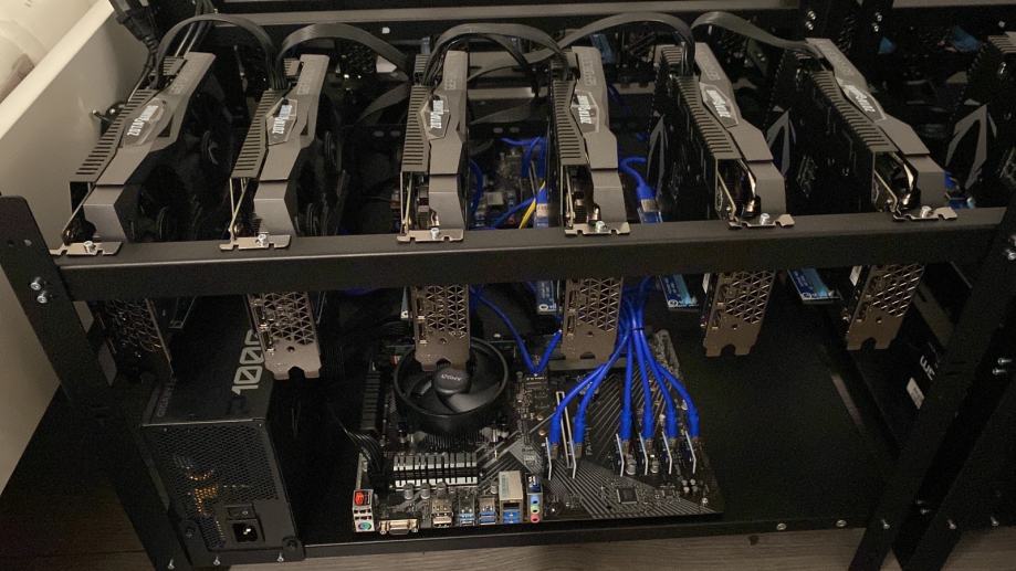 MINING RIG  200 mhs ETH ,NOVO,R1-odbitak PDV-a,GARANCIJA