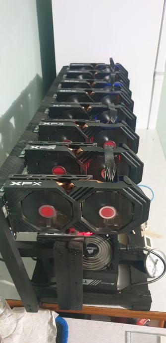 Mining rig rx 580 8komada