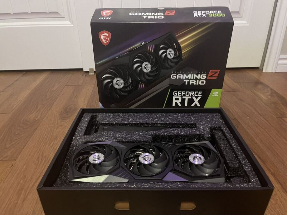 MSI GeForce RTX 3080 GAMING Z TRIO 12G LHR GDDR6