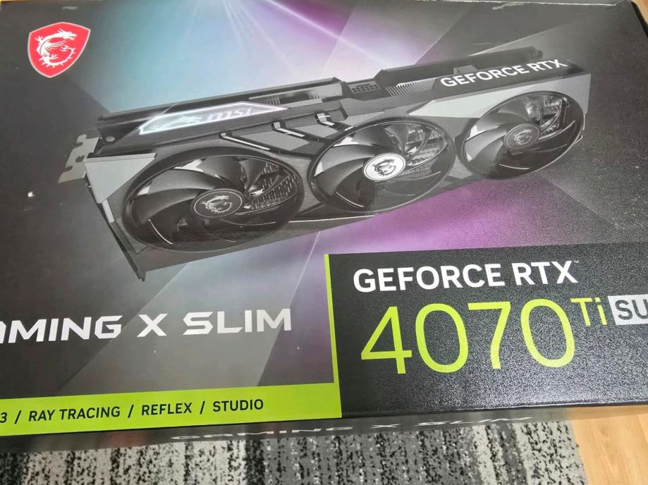 MSI NVIDIA GeForce RTX 4070 Ti Super Gaming X Slim 16GB