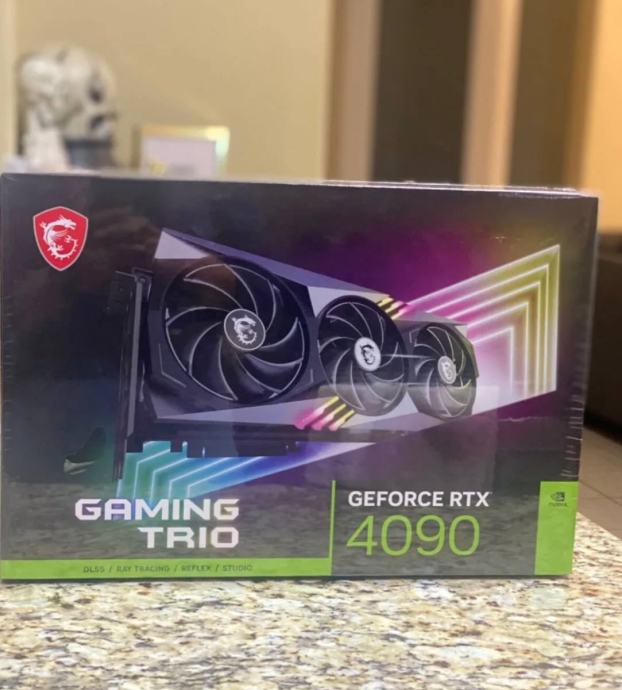 MSI NVIDIA GeForce RTX 4090 Gaming Trio 24G - Novo, nikad korišteno