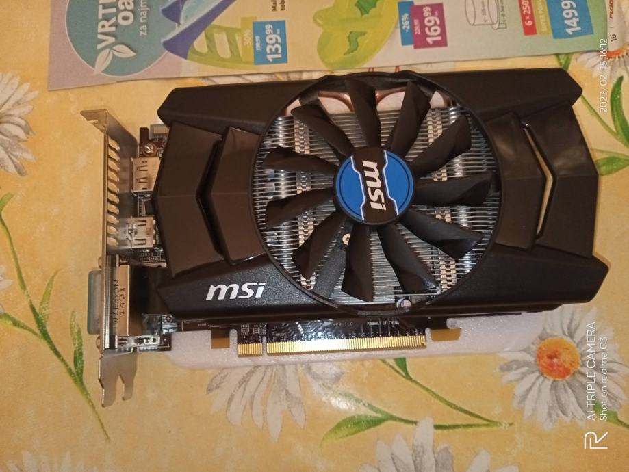 MSI Radeon R7 260 1gb d5 OC