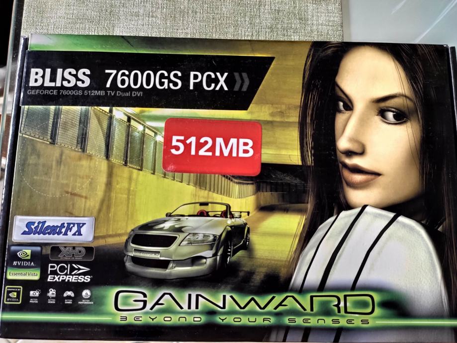 NVIDIA GeForce 7600 GS PCX TV-DVI SilentFX