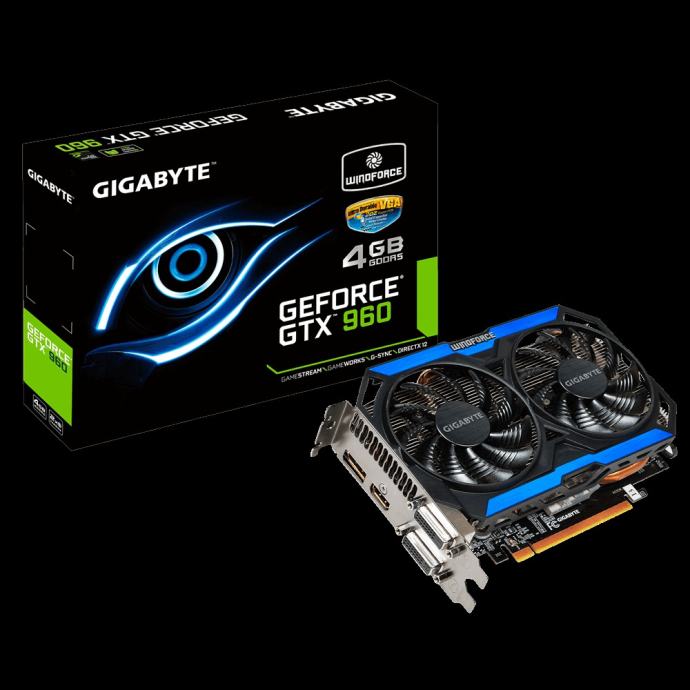 NOVO! NVIDIA GEFORCE GTX 960 GIGABYTE WINDFORCE OC EDITION 4GB NOVO!