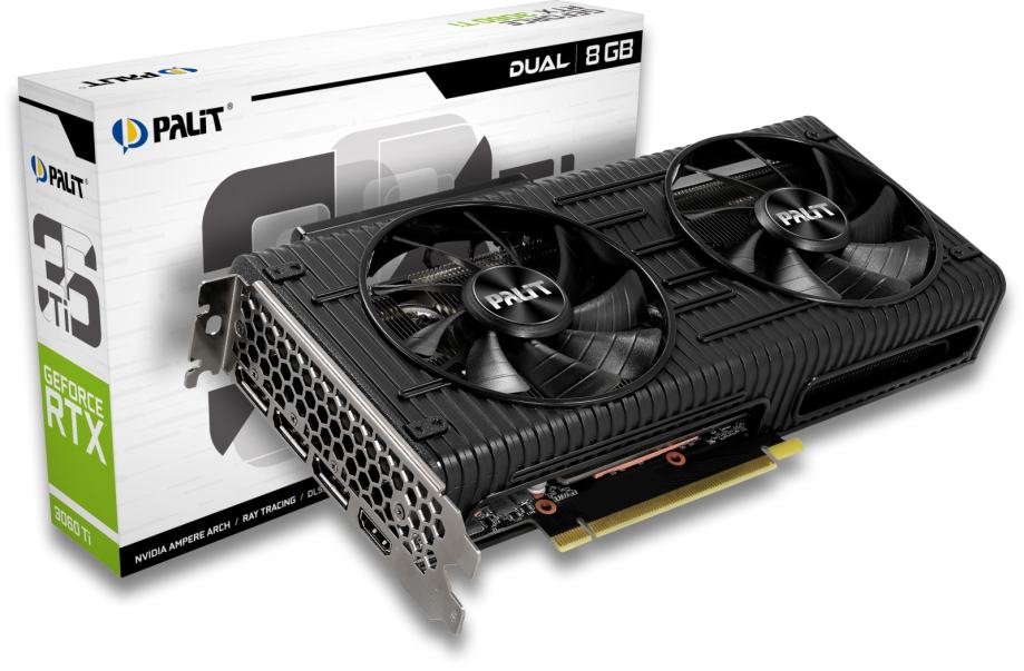 Palit GeForce RTX 3060 Ti Dual 8GB Graphics Card