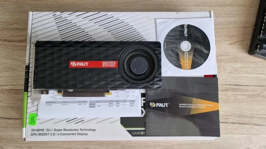 Palit GTX 960 OC 2GB DDR5 - Odlično Stanje!