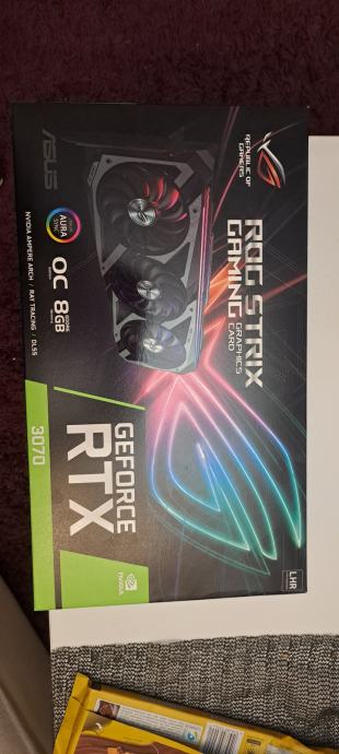 Prodajem RTX 3070 Asus Rog Strix OC Edition LHR