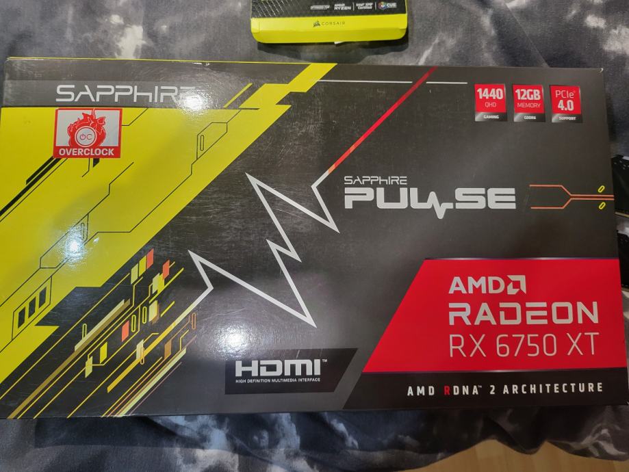 RADEON RX 6750 XT SAPPHIRE PULSE 12GB