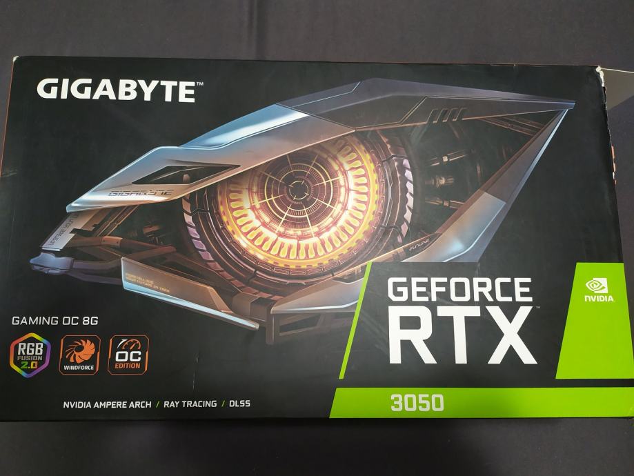 RTX 3050 GIGABITE GAMING OC 8 GB