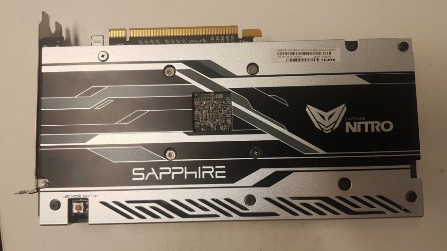 Saphire Nitro+ AMD Radeon RX480 8Gb Polaris Graficka kartica - ZAMJENA