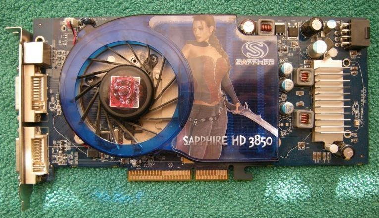 Видеокарта sapphire hd 3850 подключение