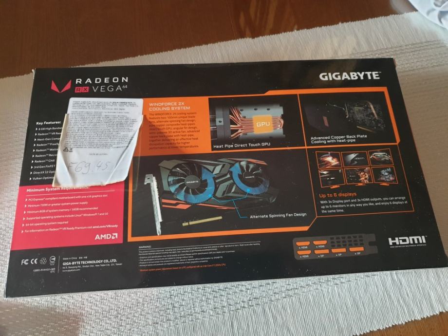 Vega 64 Gigabyte