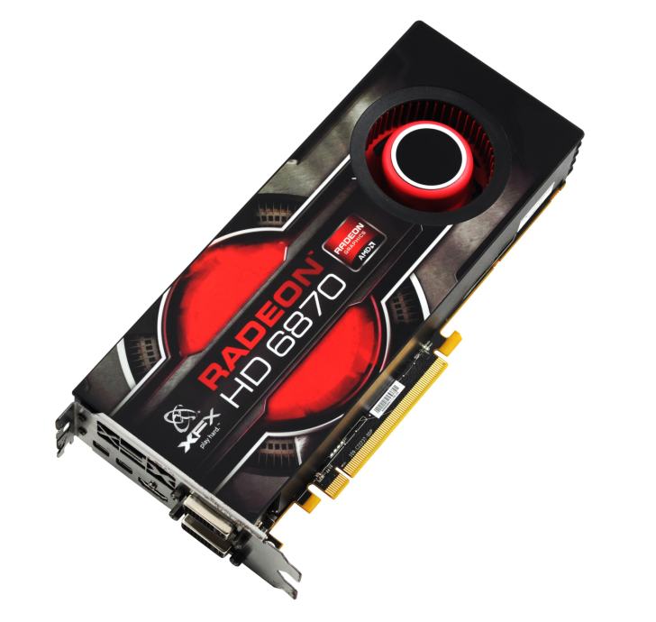 Xfx Amd Radeon Hd 6870 Hd 687a Znfc 1gb Gddr5 Sdram Pci Express 0251