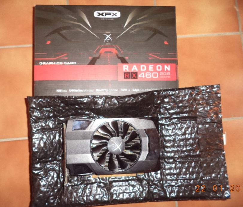 XFX Radeon RX 460 2GB TRUE OC GDDR5 128-bit grafička - garancija