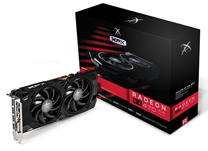 XFX RADEON RX 470 RS 4GB GDDR5 TRUE OC Black Edition