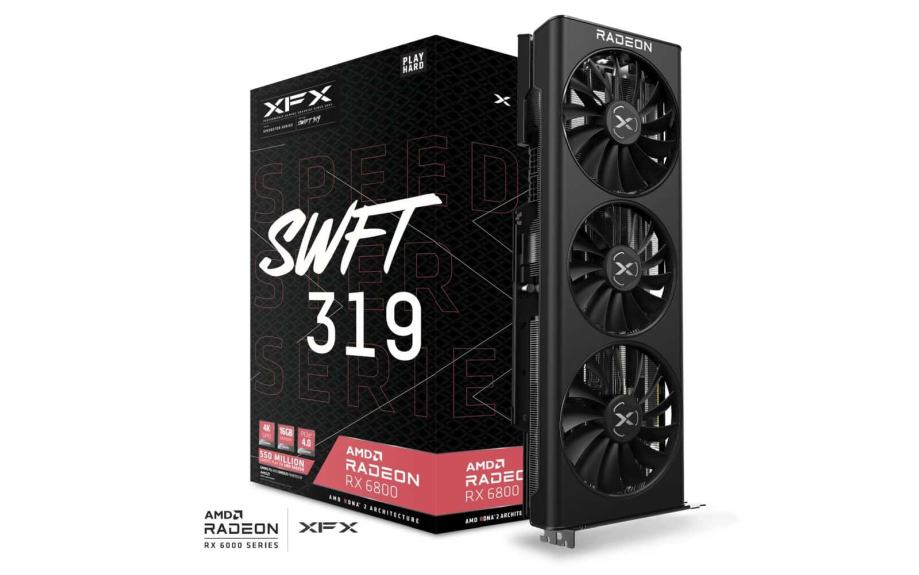 XFX Radeon RX6800 16GB SWFT 319 Core Gaming Active