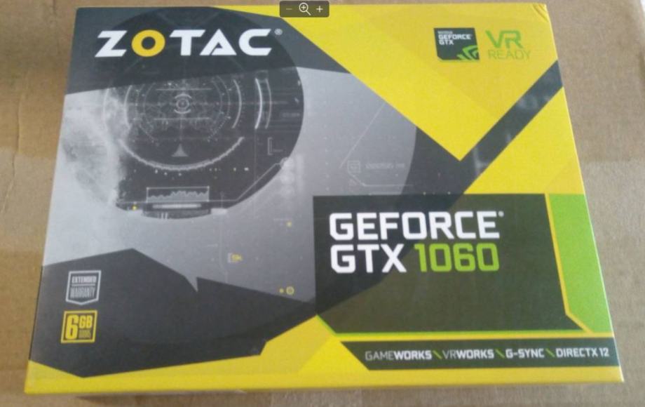 Zotac GeForce GTX 1060 6GB GDDR5 192-bit DX12 PCI-E grafička