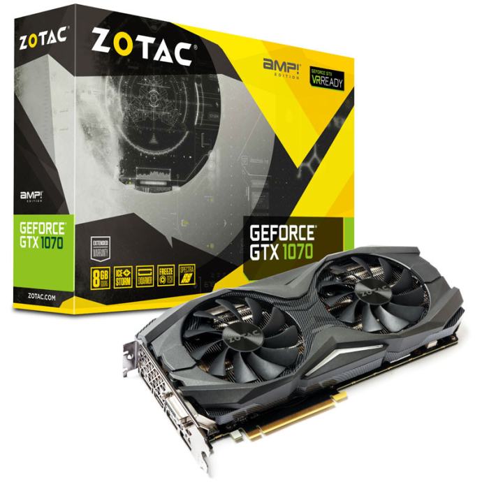 ZOTAC GeForce® GTX 1070 AMP Edition