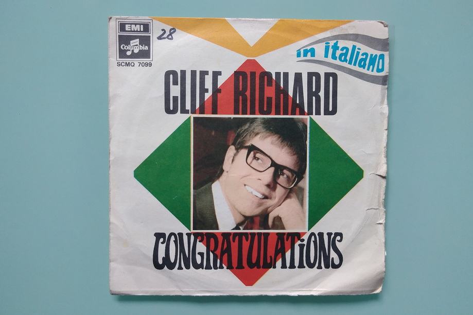 Cliff Richard - Congratulations (In Italiano) • SP