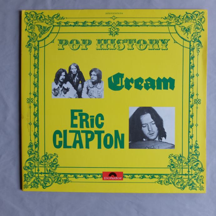 Cream / Eric Clapton – Pop History, dupli LP