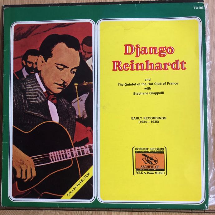 LP Django Reinhardt & the Quintet, Early recordings 1934 - 1935.