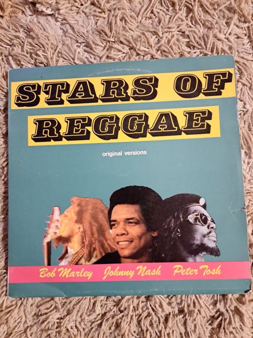 LP STARS OF REGGAE  BOB MARLEY, JOHNNY NASH,PETER TOSH